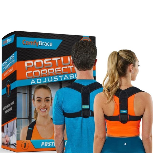 Posture Corrector-Back Brace for Men and Women- Fully Adjustable Straightener - Picture 1 of 7